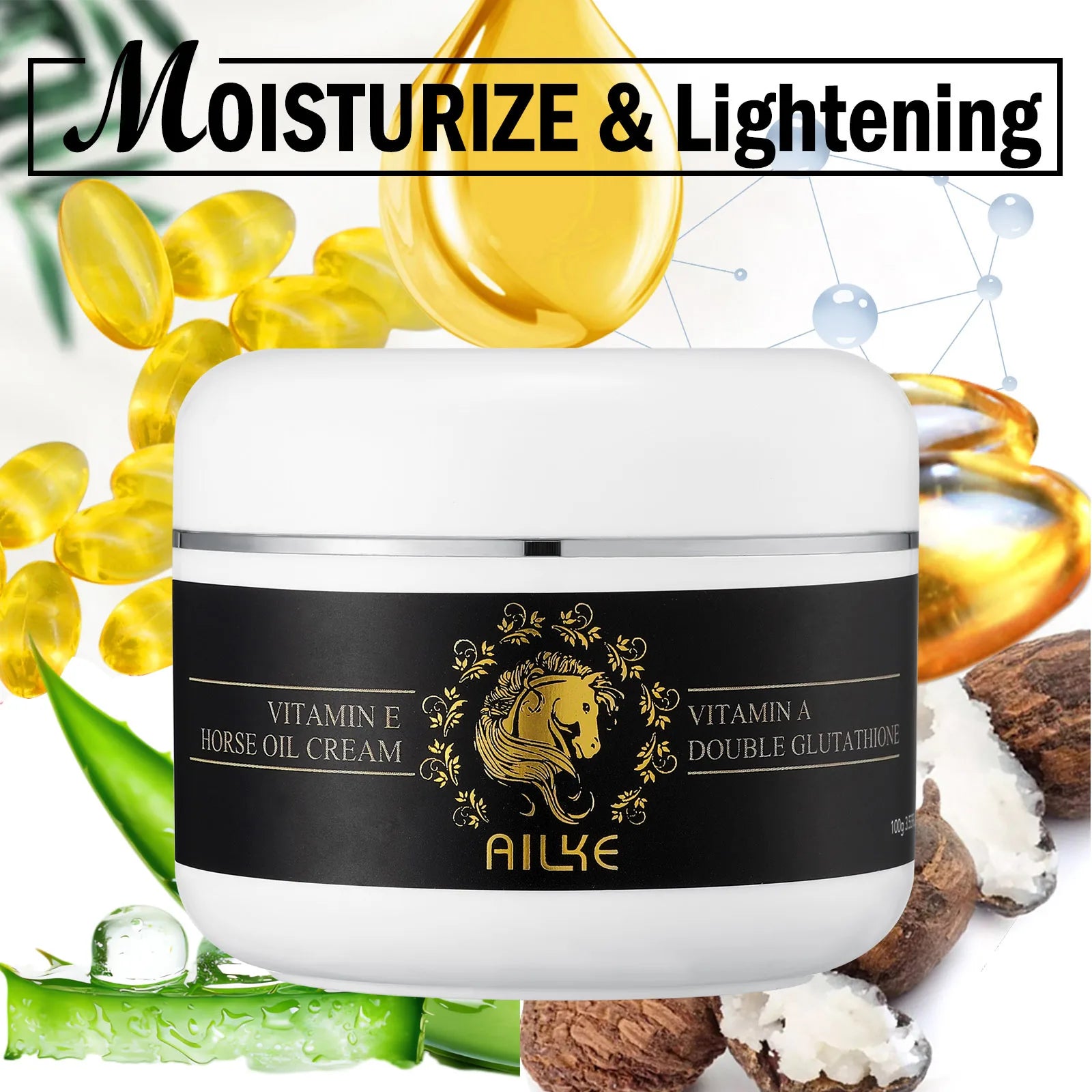 AILKE Collagen 5-in-1 Skin Care Set, Restore Skin Elasticity, Smooth Skin, Brighten, Even Skin Tone,For Face And Body Use Kit