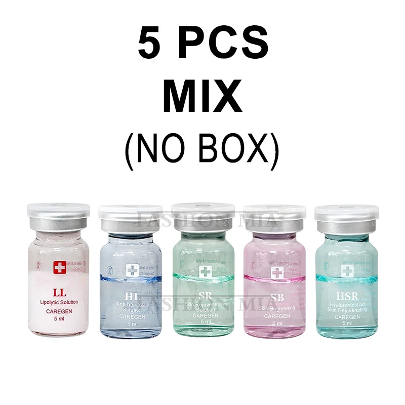 Korea 5ml Hyaluronic Collagen Peptide Essence Repair Facial Moisturizing Rejuvenating Spa Skin Care Beauty