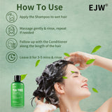 Tea Tree Shampoo Soothes Dry Scalp Controls Oil Moisturizes Hair Restores Natural Shine Sulfate Paraben Free For All Hair Types