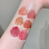 Kakashow Mirror Hydrating Lipstick (Iron Brush Tip), Gel Lip Gloss, Hydrating Lip Gloss in 6 Natural Nude Shades, Cosmetics