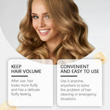 Vanilla Scented Dry Shampoo Spray Oil Absorbing Volumizing Hair Refresh Instant Clean No Water Needed Travel Size 100ml