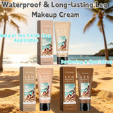 Instant Body Bronzer Foundation Makeup Cream Sun-Kissed Glow Bronzing Tint with Hyaluronic Acid Blurring Body Luminizer 100ml