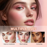 Eyebrow Cream Blush Curve Case Cream Cosmetics Highlighter Palette Matte Shimmer Finishes Shadow Tones Long-Lasting Cosmetics
