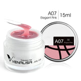 VENALISA Clear Color Extension Gel Pearl Glittle Gel Canni Supply Camouflage Fasting Jelly Nail Gel Self Leveling Acrylic Gel