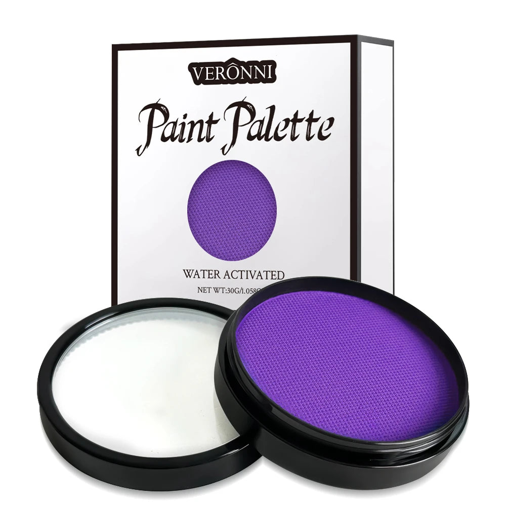 30G Water Solubility Monochromatic Body Paint Black And White Makeup Face Paint Halloween Party Waterproof Makeup Body Painting