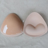 1 Pair Self-Adhesive Inserts Triangle Push Up Pads With Massage Removable Sticky Breast Enhancer Pads Breast Lifter For Women