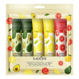 SADOER Hand Cream Set 5pcs Moisturizing for Dry Hands Travel Size Hand Lotion Gift Set to Nourish and Repair Dry Cracked Hands