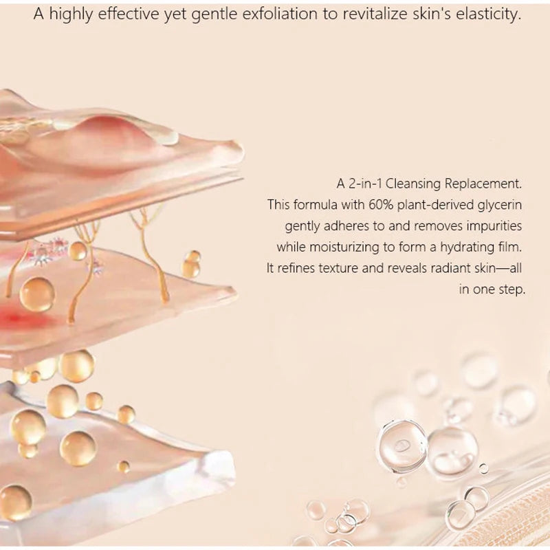 Orange Exfoliating Brightening Gel,Face Body Moisturizing Peeling Scrub,Deep gentle Cleaning Pores,Remove Blackheads Exfoliator