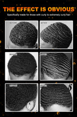 Deep Wave Control Pomade Shampoo Kit Biotin Prevent Hair Loss Edge Control Gel Sport Strong Hold Wave Hair Gel For African Men