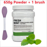 650g Chamomile Hyaluronic Acid Facial Moisturizing Mask Powder with Silicone Brush Increasing Skin Elasticity Rose Jelly Mask