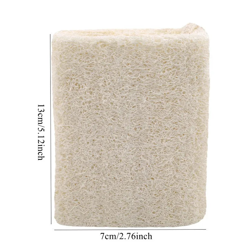 1/3pcs Organic Loofahs Loofah Spa Exfoliating Scrubber Natural Luffa Body Wash Sponge Remove Dead Skin Made Soap Dishwashing