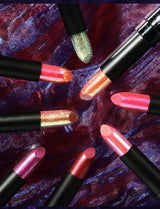 Diamond Pink Lipstick Metallic Glitter Lipstick Waterproof Shiny Pearlescent Dark Blue Red Matte Lip Gloss Halloween Lips Makeup
