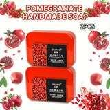 Pomegranate Soap Gently Cleanses the Face and Body, Moisturizes Water and Moisturizes, Suitable for All Skin Types, Gift