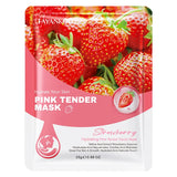 10Pcs Fruits Facial Masks for Face Skincare Moisturizing Brightening Hydrating Firmingface Mask Beauty Face Skin Care Products