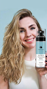 Sea Salt Spray, Suitable for Adult Men and Women, Liquid Hair Styling Product, Contains Moisturizing Aloe Vera and Seaweed Formula, Suitable for Dry Hair, Moisturizing and Refreshing