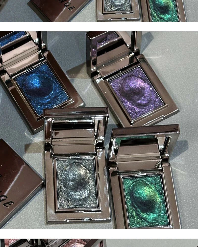 Metallic Glitter Pearlescent Eyeshadow Cream Chameleon Sparkling Mashed Potato EyeShadow Shimmer Brightening Highlighter