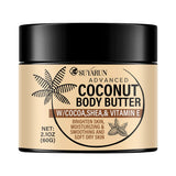 SUYARUN Deep Moisturizing Cream for Dry Skin, Organic Hydration with Coconut Oil, Fast Absorbing, 24 Hour Nourishing.
