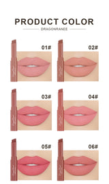 Lipstick Matte Matte Non-Fading Moisturizing European and American Makeup Lipstick Velvet Matte Lipstick Waterproof Not Easy to Fade Matte Lipstick Lipstick