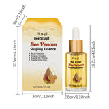 Bee Venom Firming Lifting Body Skin Essential Oil Improves Sagging Shapes Body Contours Moisturizing Bee Venom Body Massage Oil