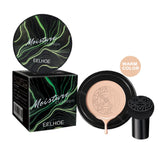 Instant Blur Mushroom Head Air Cushion BB Cream Foundation Full Coverage Matte Face Makeup Long Lasting Moisturizing Skin Tint