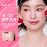 AZTK JC04 Water To Powder Liquid Blush Soft Matte Natural Flush Brightening Cheek Tint Lightweight Blendable Waterproof Makeup
