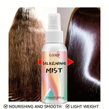 GSWP Silky Hair Spray is a leave-in treatment with heat protection, a pleasant fragrance, and leaves hair smooth and shiny.100ml