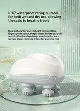 Deep Scalp Massager Head Cleaning Massager Also Suitable for Pets Electric Massage Tool Washable and Portable