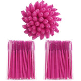 100pcs Disposable Eyelash Brushes Spoolies Micro Lash Mascara Wands Combs Wholesale for Eyelash Extension Makeup  Cosmetic Tools