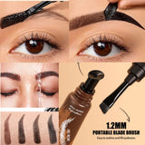 HANDAIYAN 5-color brush head peel-off eyebrow tint Waterproof, long-lasting, and smudge-proof peel-off eyebrow tint