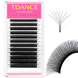 TDANCE 3D 4D 5D 6D Premade Fans Eyelash Extension W Style Faux Mink Natural Soft Bloom Lash Automatic Flowering Volume Eyelashes