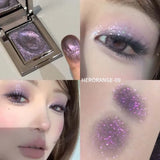 Metallic Glitter Pearlescent Eyeshadow Cream Chameleon Sparkling Mashed Potato EyeShadow Shimmer Brightening Highlighter