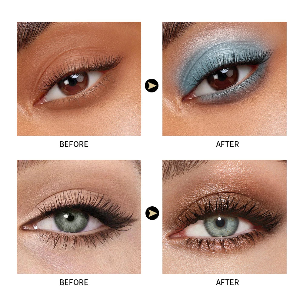 Eyeshadow Liner Sticks Matte & Shimmer Waterproof Metallic Glitter Eye Shadow Highlighter Pencil Eyeshadow Natural Cosmetics