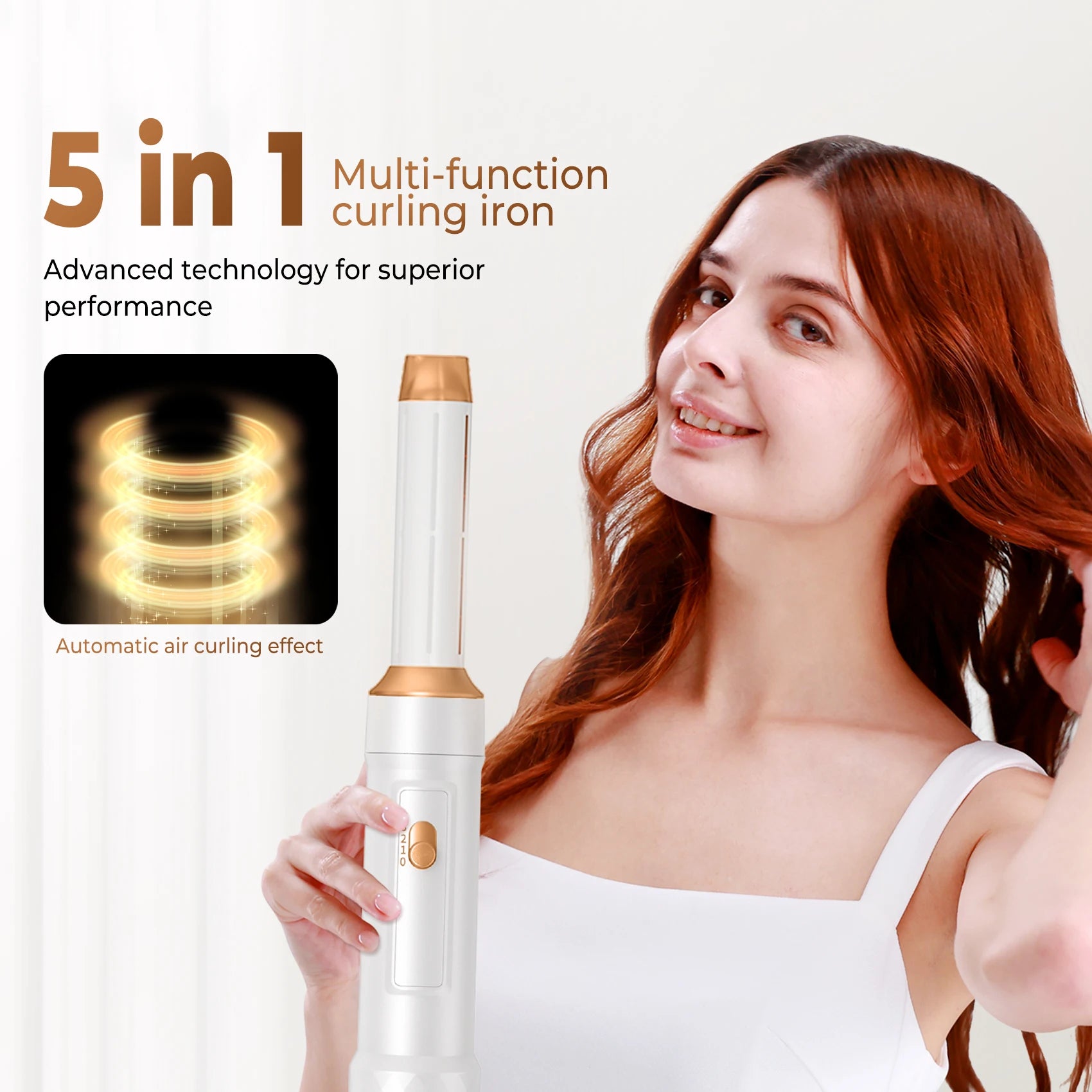 UKLISS Airstyler Pro 5 in 1 Hair Dryer Set, Hot Air Curling Brush, Straightener, Thermal Brush