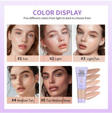 High Coverage CC cream Foundation Tinted Hydrator Matte Finish Light Oil-Free Moisturizing Makeup Hyaluronic Acid Sheer