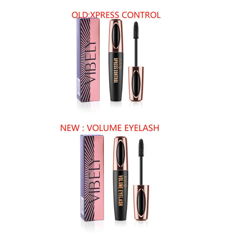 New 4D Silk Fiber Lash Mascara Waterproof VIBELY 3d Mascara For Eyelash Extension Black Thick Lengthening Eye Lashes Cosmetics
