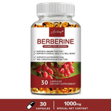 Berberine Capsules - Support Overall Health and Immune Function, Promote Digestion, Enhance Energy, Anti-oxidant and Anti-aging