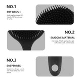 2026 Silicon Body Scrubber Bath Brush Long Handle Shower Back Cleaning Silica Gel Bathing Accessories Cellulite Massager PBT PP