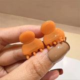 2Pcs/Set Mini 2cm Acetate Small Hair Claw Side Pins Acetate Hair Crabs for Girls Cute Hairpin Clips Women Hair Accessories