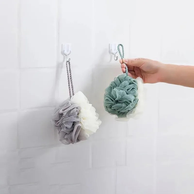Soft Shower Mesh Foaming Sponge Exfoliating Body Scrub Back Brush Bath Bubble Ball Skin Care Accessory for Gentle Cleaning