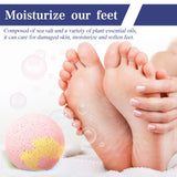 Bubble Bath Ball Flowers Scent Body Bathing Cleaning Relaxing Natural Herbal Essential Oil Anti Dry Cracking Foot Spa