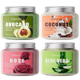 KORMESIC Avocado Facial Scrub Body Cream Lotion Moisturizing Deep Anti Wrinkle Gentle Tender Exfoliation Skin Care
