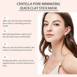Centella Clay Stick Mask Pore Minimizing Quick Moisturizing Soothing Facial Brightening Face Mask Skin Care 27g
