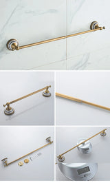 Antique Bronze Bathroom Accessories Sets Towel Shelf Towel Holder Toilet Paper Holder Rove Hook Ceramic Bathroom Products EL3100