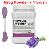 650g Chamomile Hyaluronic Acid Facial Moisturizing Mask Powder with Silicone Brush Increasing Skin Elasticity Rose Jelly Mask