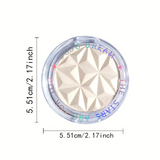 Shimmer Diamond Glow Highlighter 2-Color Palette – Brighten & Contour, Radiant Skin, Natural Glow for Festival & Daily Makeup