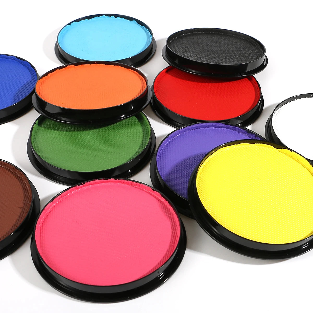 Bowitzki 18g Professional Face Paint Body Paint Water Based Face painting Makeup Safe  Single Color For Adults