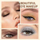 Double-ended Eyeshadow Pen Eyeliner Multiuse Shimmer Shadow Pearlescent Glitter Brightening Longlasting Waterproof Sweat-proof