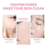 24pcs Sakura Skin Care Set Eye & Lip Masks Serum Nud Masks Cleanser Toner Essence Cream Moisturizing Smoothing Nourishing Beauty