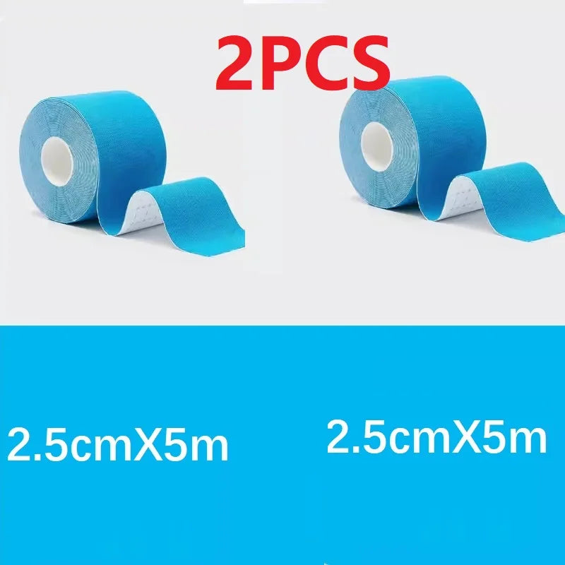 2.5CM*5M Kinesiology Tape For Face V Line Neck Eyes Lifting Wrinkle Remover Sticker Tape Facial Skin Care Tool Elastic Bandage