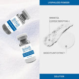Blue Copper Lyophilized Powder Set Moisturizing Whitening Face Serum Anti Wrinkle Smooth Tender Skin Care Brighten Essence